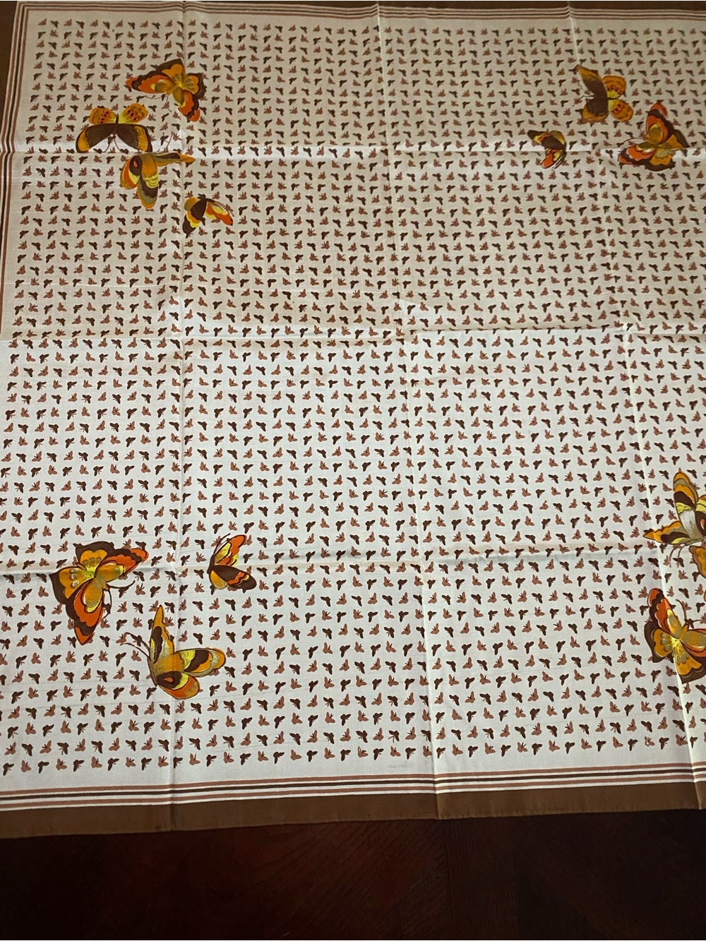 100% Hand Woven Thai Silk Scarf. Made in Thailand. Beautiful fall colors